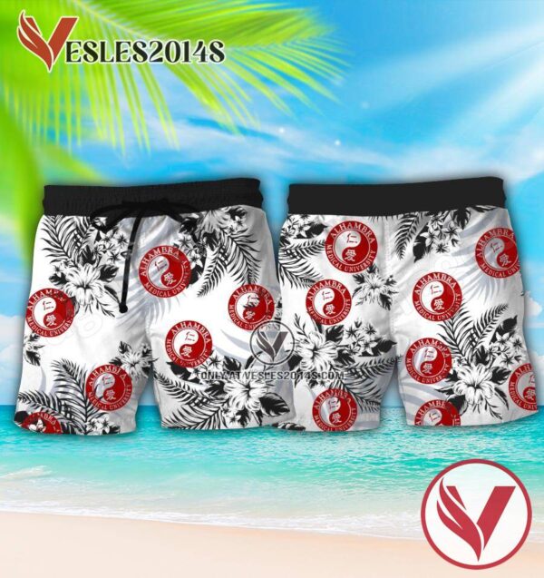 Alhambra Medical University Logo Hawaiian Suit, Unique Outfit For Fans - Vesles2014S 2