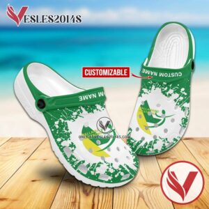 Alì-Best Espresso Mestrino Handball Clog Unisex Crocs, Unique Footwear For Fans