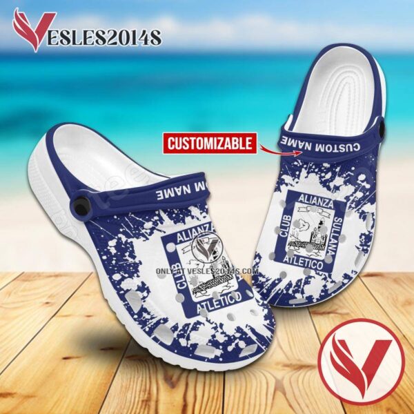 Alianza Atletico Crocs Clogs, Unique Footwear For Fans