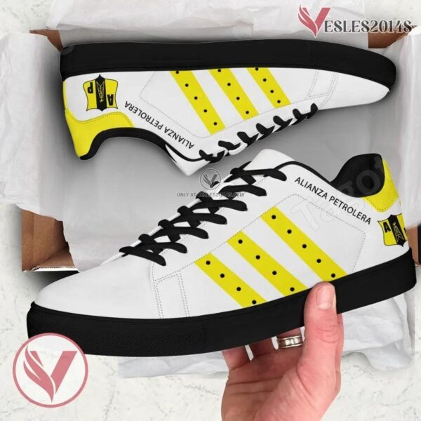 Alianza Petrolera Sport Stan Smith Shoes, Unique Sneaker For Fans - Vesles2014s 1