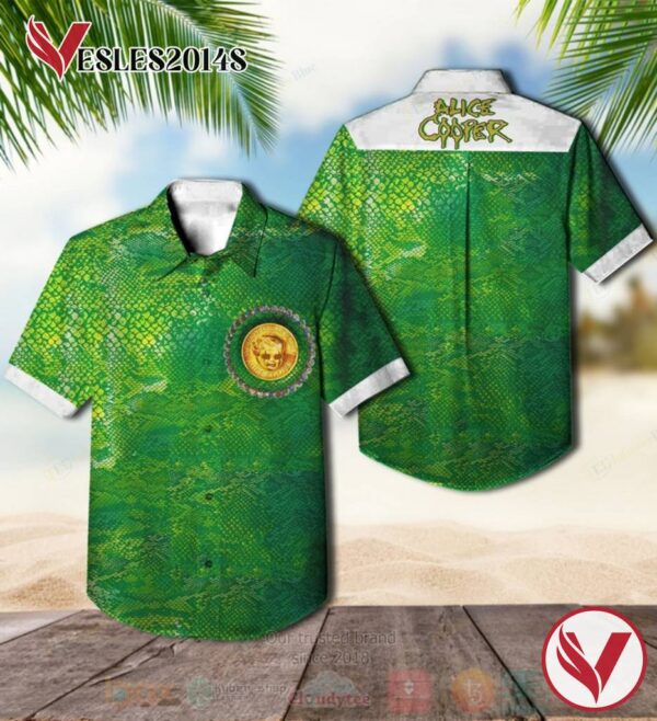 Alice Cooper Billion Dollar Babies Album Hawaiian Shirt, Best Gift For Music Lovers Vesles2014S