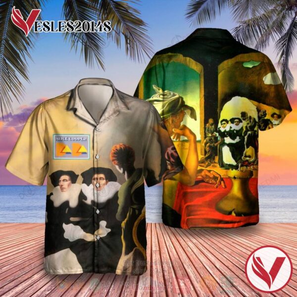 Alice Cooper Dada Album Hawaiian Shirt, Best Gift For Music Lovers Vesles2014S