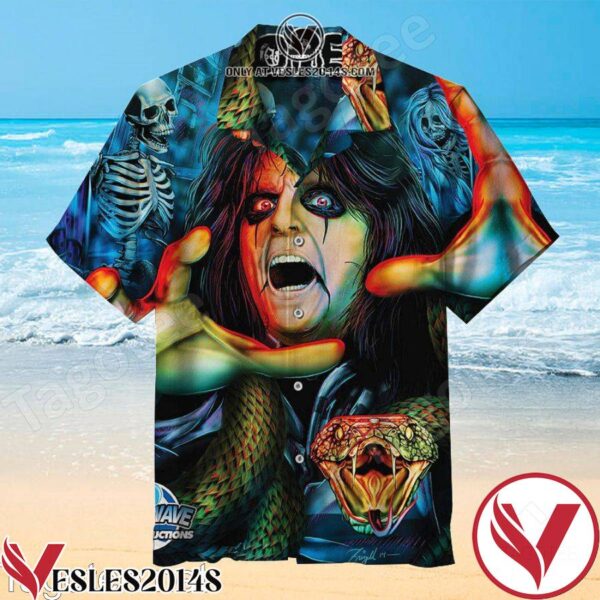 Alice Cooper Hawaiian Shirt, Unique Gifts For Friends - Vesles2014S 1