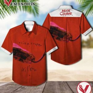 Alice Cooper Killer Album Hawaiian Shirt , Best Gift For Music Lovers Vesles2014S