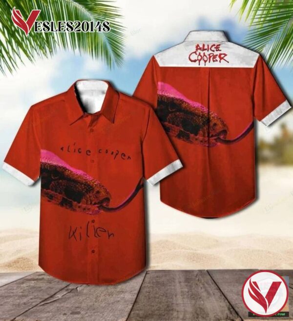 Alice Cooper Killer Album Hawaiian Shirt , Best Gift For Music Lovers Vesles2014S