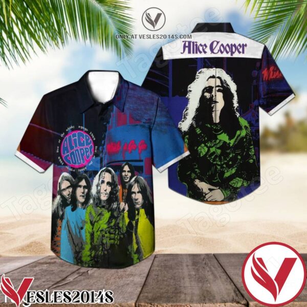 Alice Cooper Live At The Whisky A-go-go 1969 Hawaiian Shirt, Unique Gifts For Friends - Vesles2014S 1