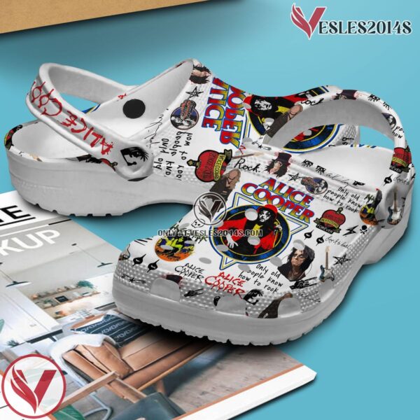 Alice Cooper Music Crocs Crocband Clogs Shoes, Unique Gifts For Fans Style 1 - Vesles2014S 2