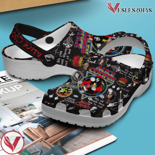 Alice Cooper Music Crocs Crocband Clogs Shoes, Unique Gifts For Fans Style 2 - Vesles2014S 2