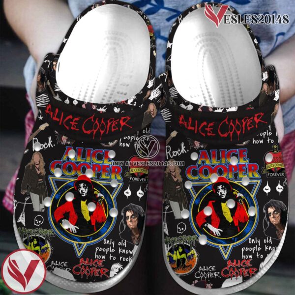 Alice Cooper Music Crocs Crocband Clogs Shoes, Unique Gifts For Fans Style 2 - Vesles2014S