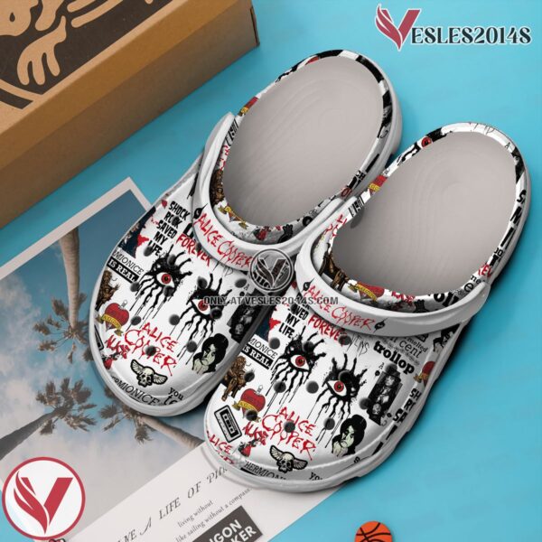 Alice Cooper Music Crocs Crocband Clogs Shoes, Unique Gifts For Fans Style 6 - Vesles2014S 2
