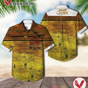 Alice Cooper School's Out Album Hawaiian Shirt, Best Gift For Music Lovers Vesles2014S