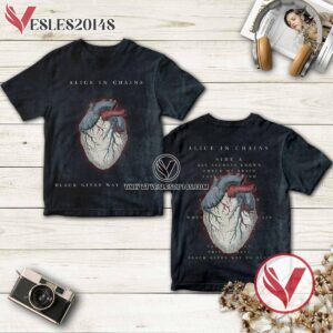 Alice In Chains Black Gives Way To Blue Album Cover Shirt, Unique Gifts For Music Lovers - Vesles2014S