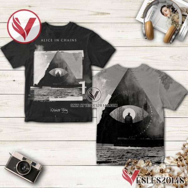 Alice In Chains Rainier Fog Album Cover Shirt, Unique Gifts For Music Lovers - Vesles2014S