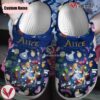 Alice In Wonderland Cartoon Movie Crocs Crocband Clogs Shoes Comfortable For Men Women and Kids - Vesles2014S