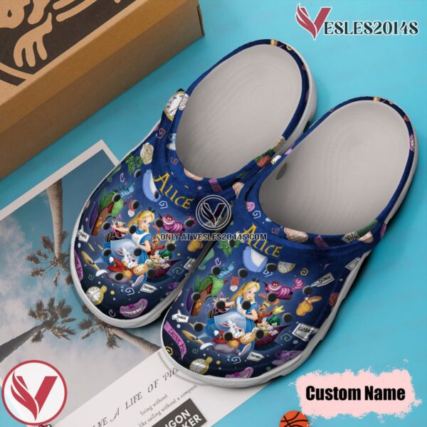 Alice In Wonderland Cartoon Movie Crocs Crocband Clogs Shoes Comfortable For Men Women and Kids - Vesles2014S 3