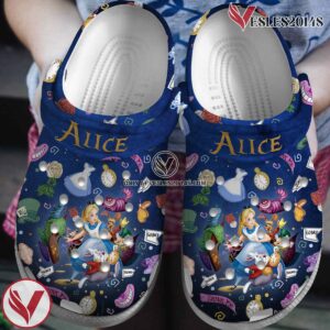 Alice In Wonderland Cartoon Movie Crocs Crocband Clogs Shoes Comfortable For Men Women and Kids - Vesles2014S 4