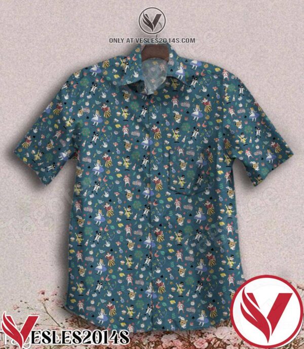 Alice In Wonderland Hawaiian Shirt, Unique Gifts For Friends - Vesles2014S 1