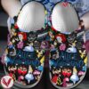 Alice in Wonderland Movie Crocs Crocband Clogs Shoes Comfortable For Men Women and Kids Style 1 - Vesles2014S