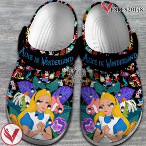 Alice in Wonderland Movie Crocs Crocband Clogs Shoes Comfortable For Men Women and Kids Style 3 - Vesles2014S 2