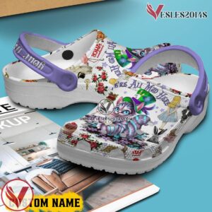 Alice in Wonderland Movie Crocs Crocband Clogs Shoes Comfortable For Men Women and Kids Style 4 - Vesles2014S 2