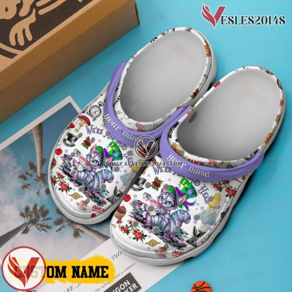 Alice in Wonderland Movie Crocs Crocband Clogs Shoes Comfortable For Men Women and Kids Style 4 - Vesles2014S 4