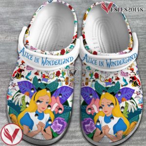 Alice in Wonderland Movie Crocs Crocband Clogs Shoes Comfortable For Men Women and Kids Style 5 - Vesles2014S 2
