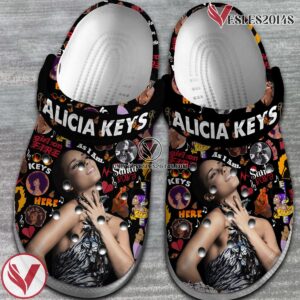 Alicia Keys Music Crocs Crocband Clogs Shoes, Unique Gifts For Fans Style 4 - Vesles2014S 2