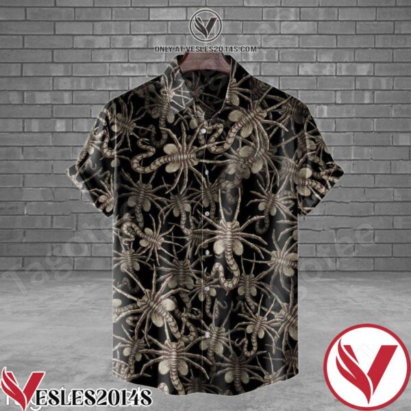 Alien Facehugger Full Print Hawaiian Shirt, Unique Gifts For Friends - Vesles2014S 1