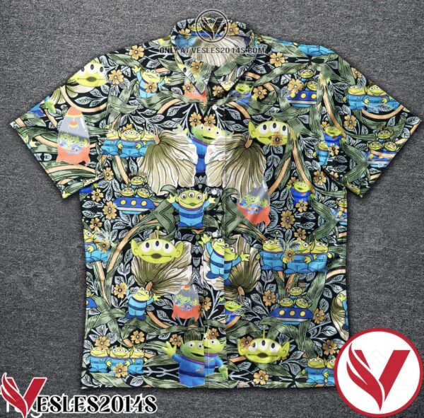 Alien In Toy Story Floral Hawaiian Shirt, Unique Gifts For Friends - Vesles2014S 1