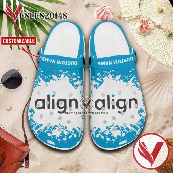 Align Technology Logo Crocs Clogs, Unique Footwear For Fans 1