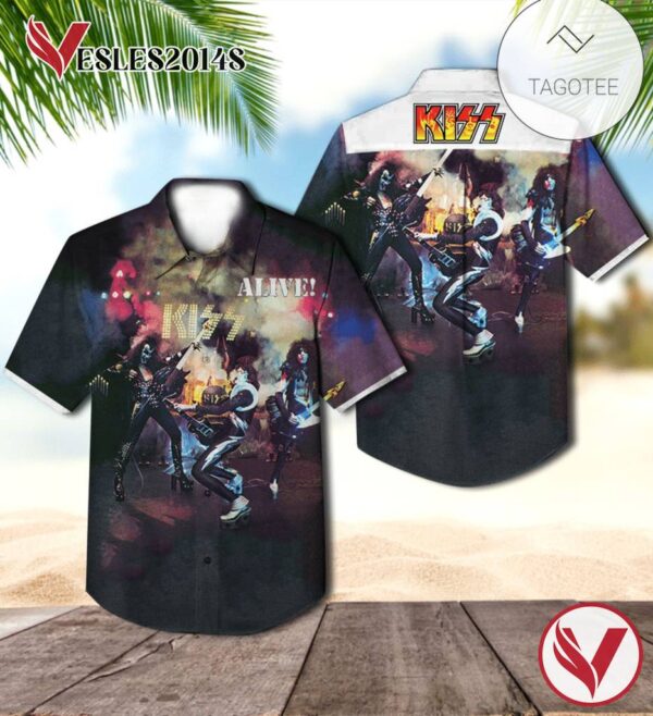 Alive Album By Kiss Hawaiian Shirt, Best Gift For Music Lovers Vesles2014S