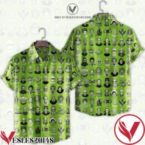 All Horror Movie Characters Hawaiian Shirt, Unique Gifts For Friends - Vesles2014S 1