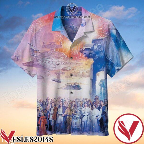 All Star Wars Commemorative Hawaiian Shirt, Unique Gifts For Friends - Vesles2014S 1