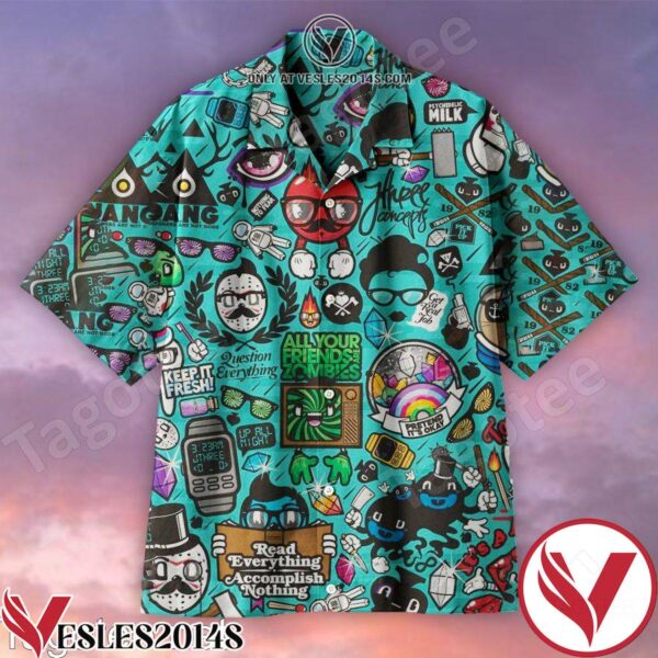 All Your Friends Are Zombies Hawaiian Shirt, Unique Gifts For Friends - Vesles2014S 1