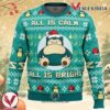 All is Calm All Bright Snorlax Pokemon Ugly Christmas Sweater, Unique Christmas Gift For Fans - Vesles2014S