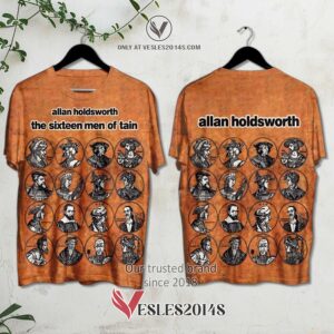 Allan Holdsworth Guitar-The Sixteen Men of Tain Album 3D Shirt, Unique Gifts For Music Lovers - Vesles2014S