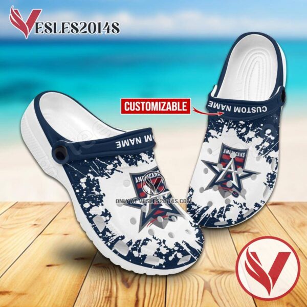 Allen Americans Logo Crocs Clogs, Unique Footwear For Fans