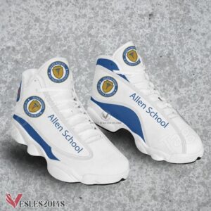 Allen School Logo Air Jordan 13 Shoes, Best Sneaker Gifts For Fans - Vesles2014s