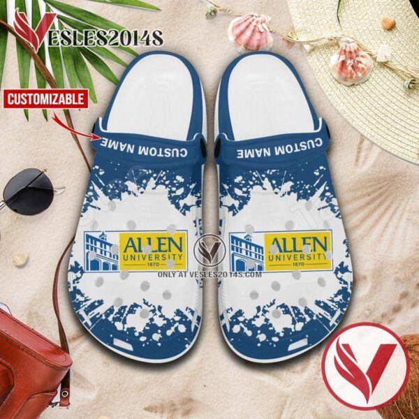 Allen University Personalized Crocs Clogs, Unique Footwear For Fans 1