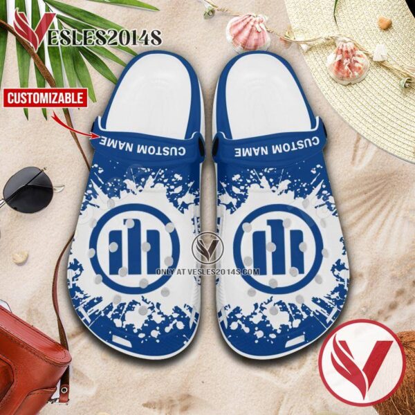 Allianz Logo Crocs Clogs, Unique Footwear For Fans 1