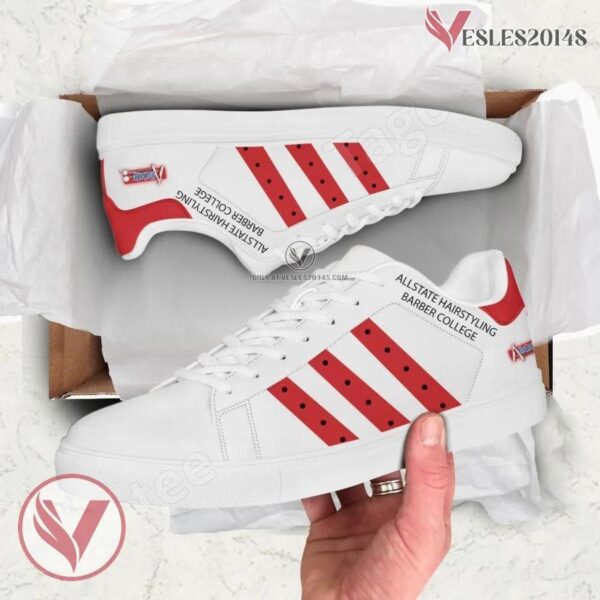 Allstate Hairstyling & Barber College Logo Stan Smith Shoes For Men And Womens - Vesles2014s