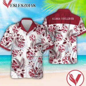 Alma College Logo Hawaiian Suit, Unique Outfit For Fans - Vesles2014S 1