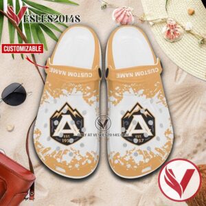 Almaty Logo Crocs Clogs, Unique Footwear For Fans 1