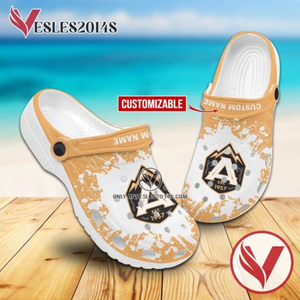 Almaty Logo Crocs Clogs, Unique Footwear For Fans