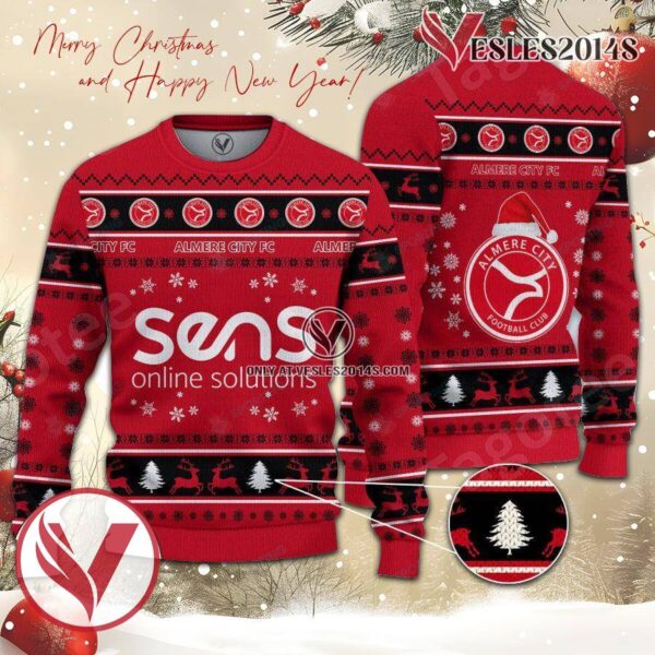 Almere City FC Sport Ugly Christmas Sweater, Unique Gifts For Fans - Vesles2014aS 1
