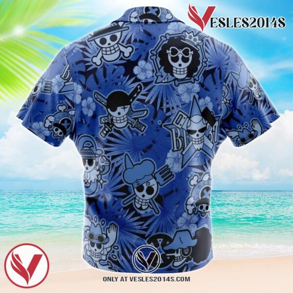Aloha Theme One Piece Hawaiian Button Up Shirt, Perfect Gifts For Anime Lovers - Vesles2014S 1