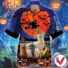 Alpaca Lovers Halloween Night Halloween Casual Beach Full Printing Hawaiian Shirt Vesles2014S