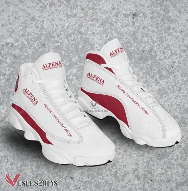 Alpena Community College Logo Air Jordan 13 Shoes, Best Sneaker Gifts For Fans - Vesles2014s