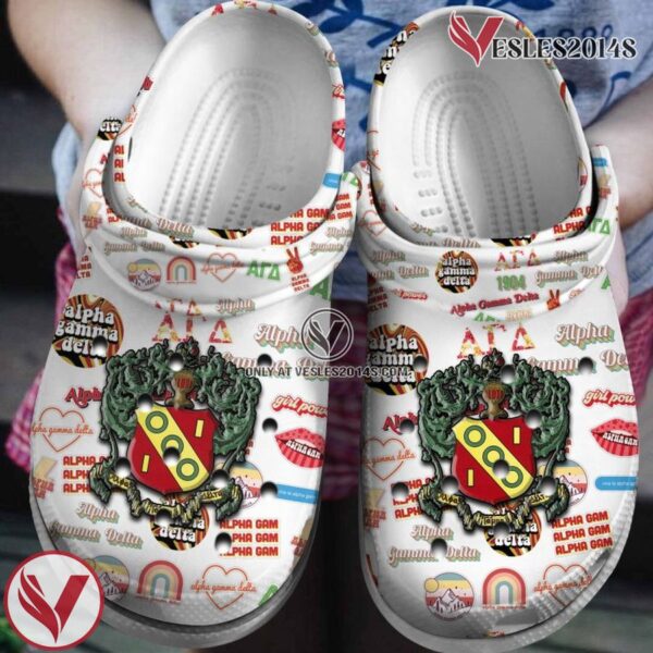 Alpha Gamma Delta Classic Clogs Shoes, Unique Gift From  Vesles2014S