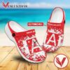 Alphabet Logo Crocs Clogs, Unique Footwear For Fans